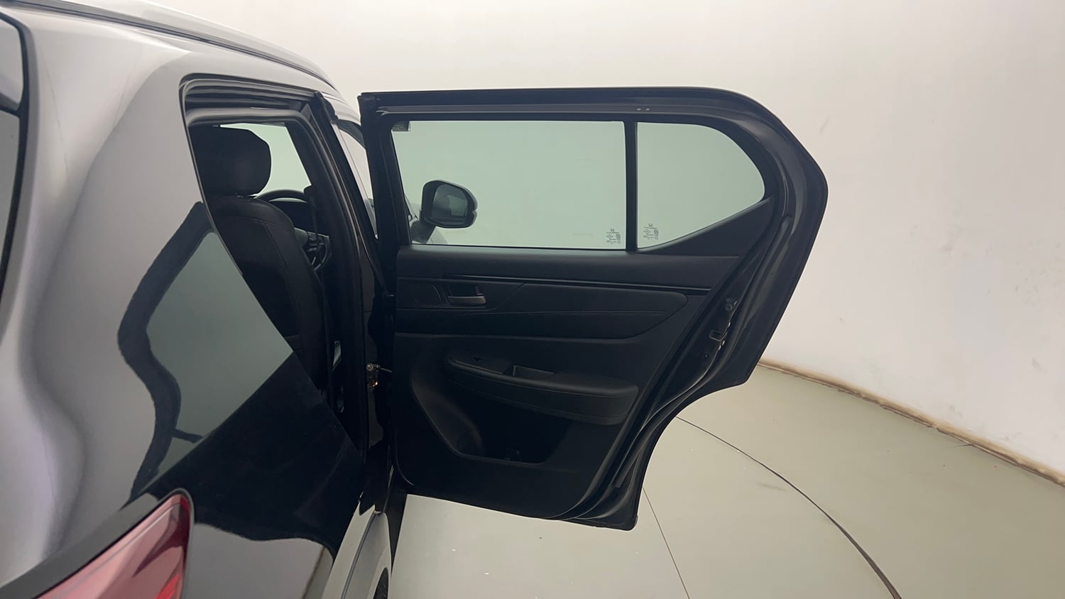 Used 2025 Honda Elevate Black Edition ZX MT Petrol Manual interior RIGHT REAR DOOR OPEN VIEW