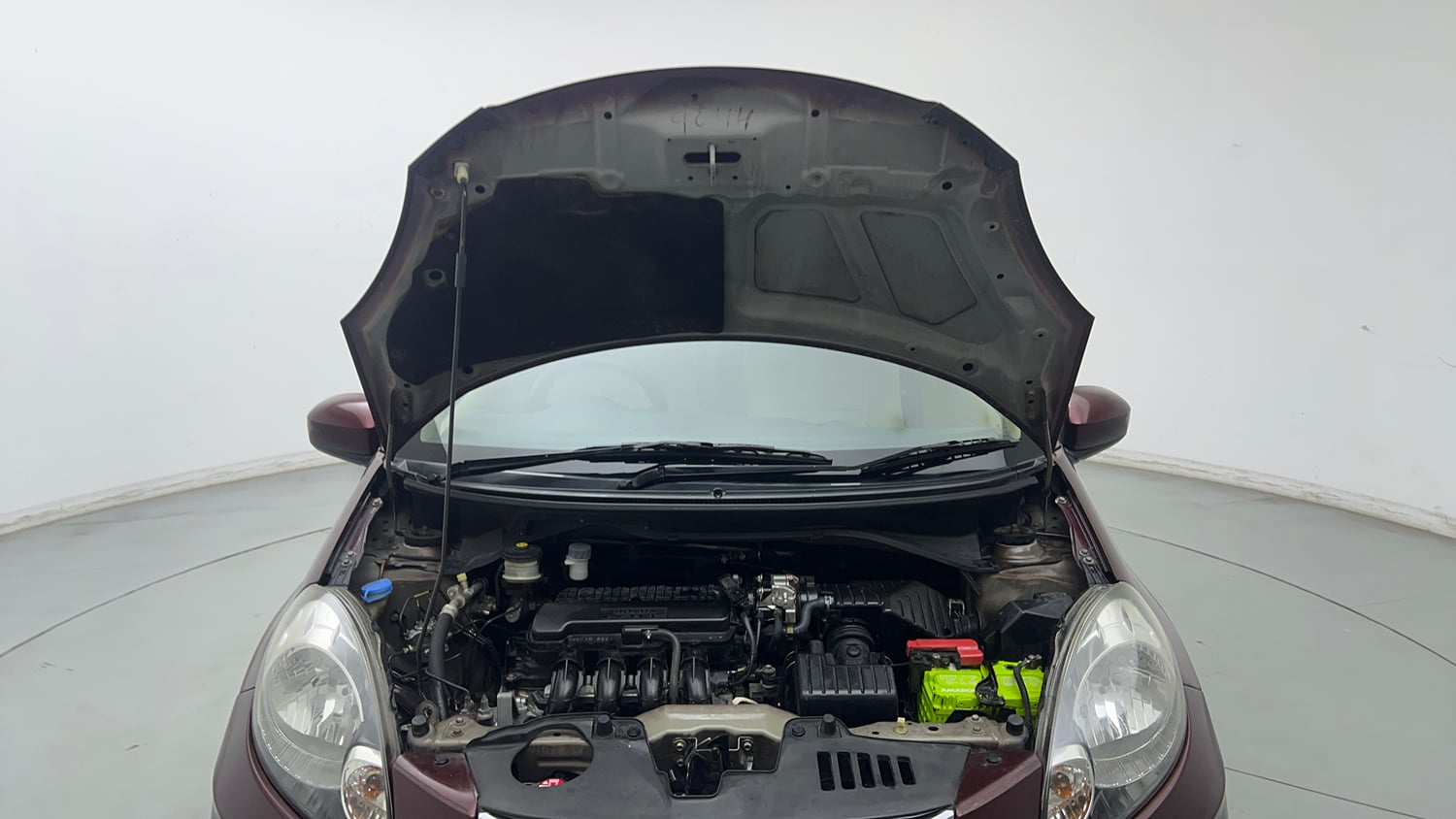 Used 2014 Honda Amaze 1.2 S i-VTEC Petrol Manual engine ENGINE & BONNET OPEN FRONT VIEW