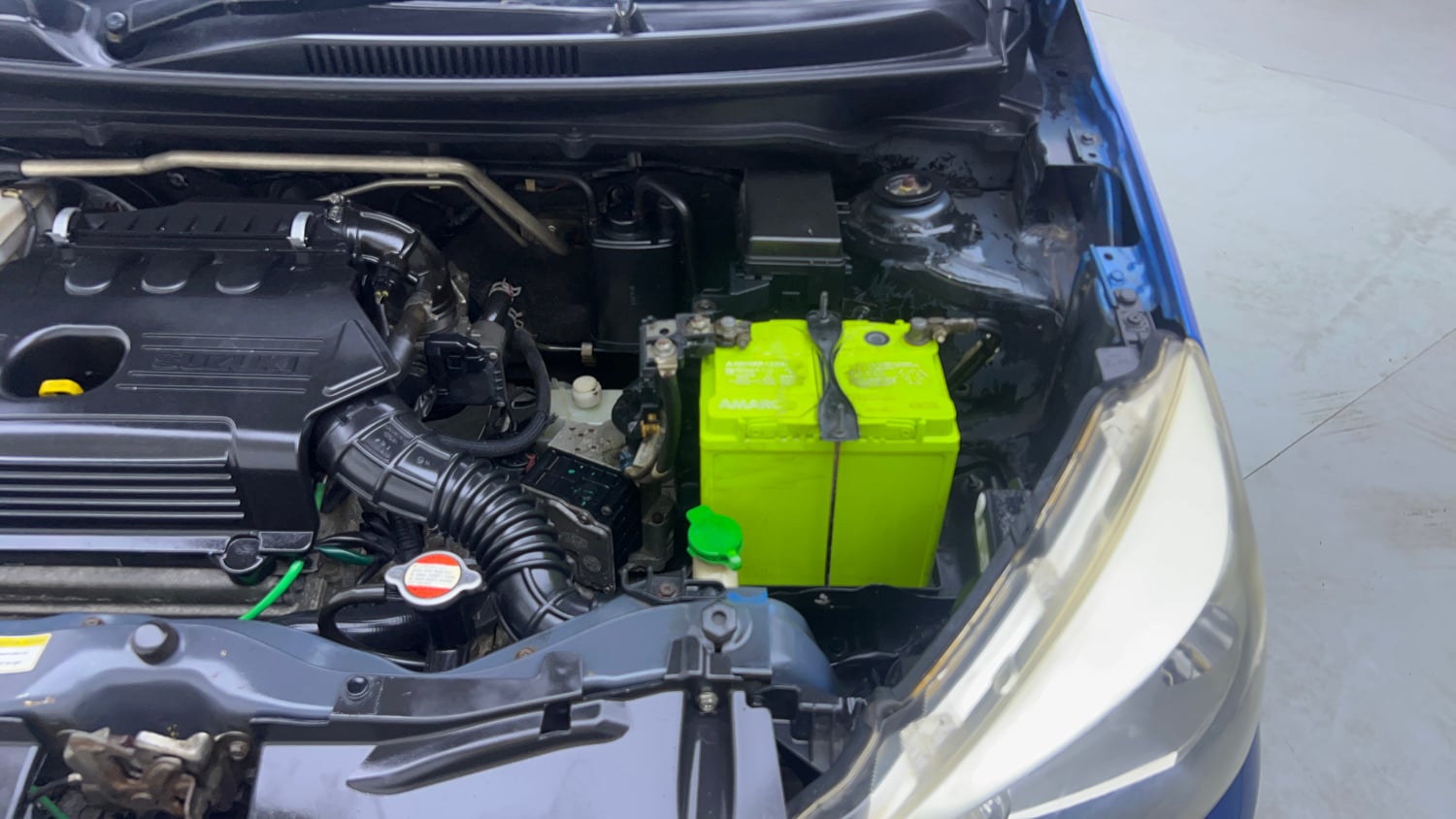 Used 2015 Maruti Suzuki Celerio VXi AMT Petrol Automatic engine ENGINE LEFT SIDE VIEW
