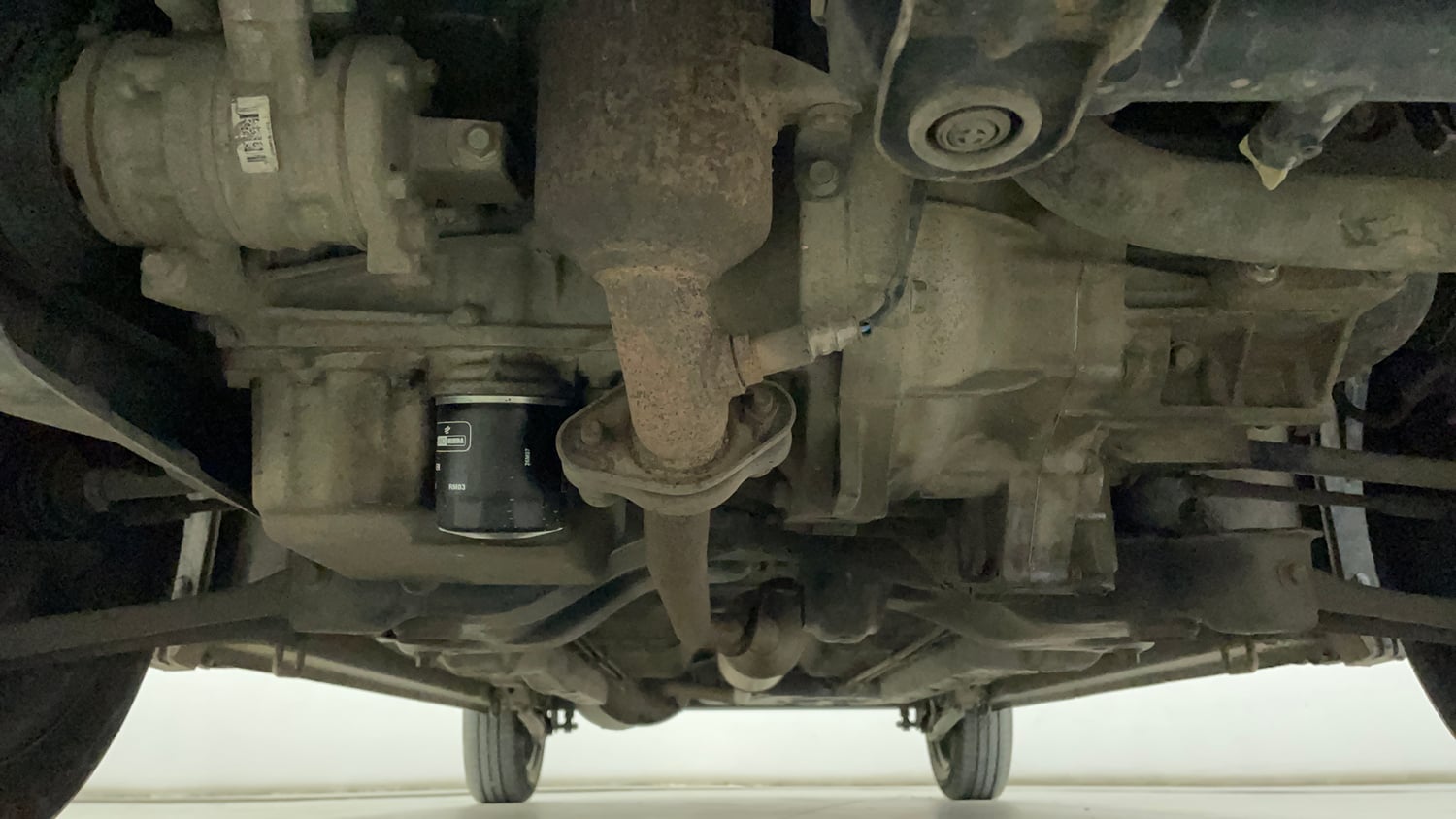 Used 2019 Maruti Suzuki Wagon R VXI Petrol Manual extra FRONT LEFT UNDERBODY VIEW