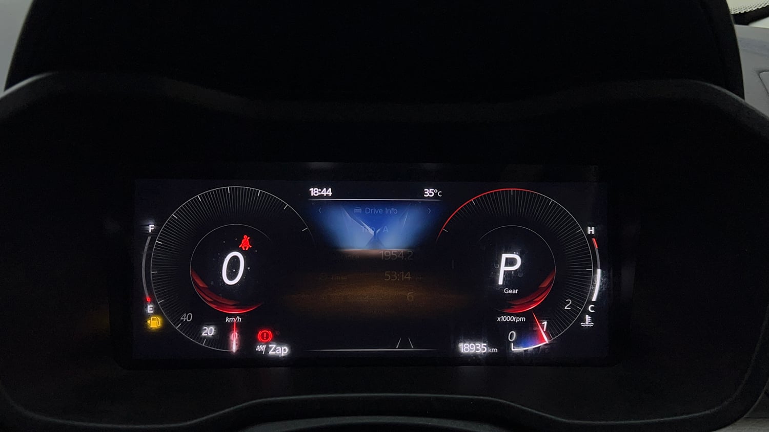 Used 2024 Mahindra XUV 3XO AX7L 1.2 Petrol AT Petrol Automatic interior CLUSTERMETER VIEW