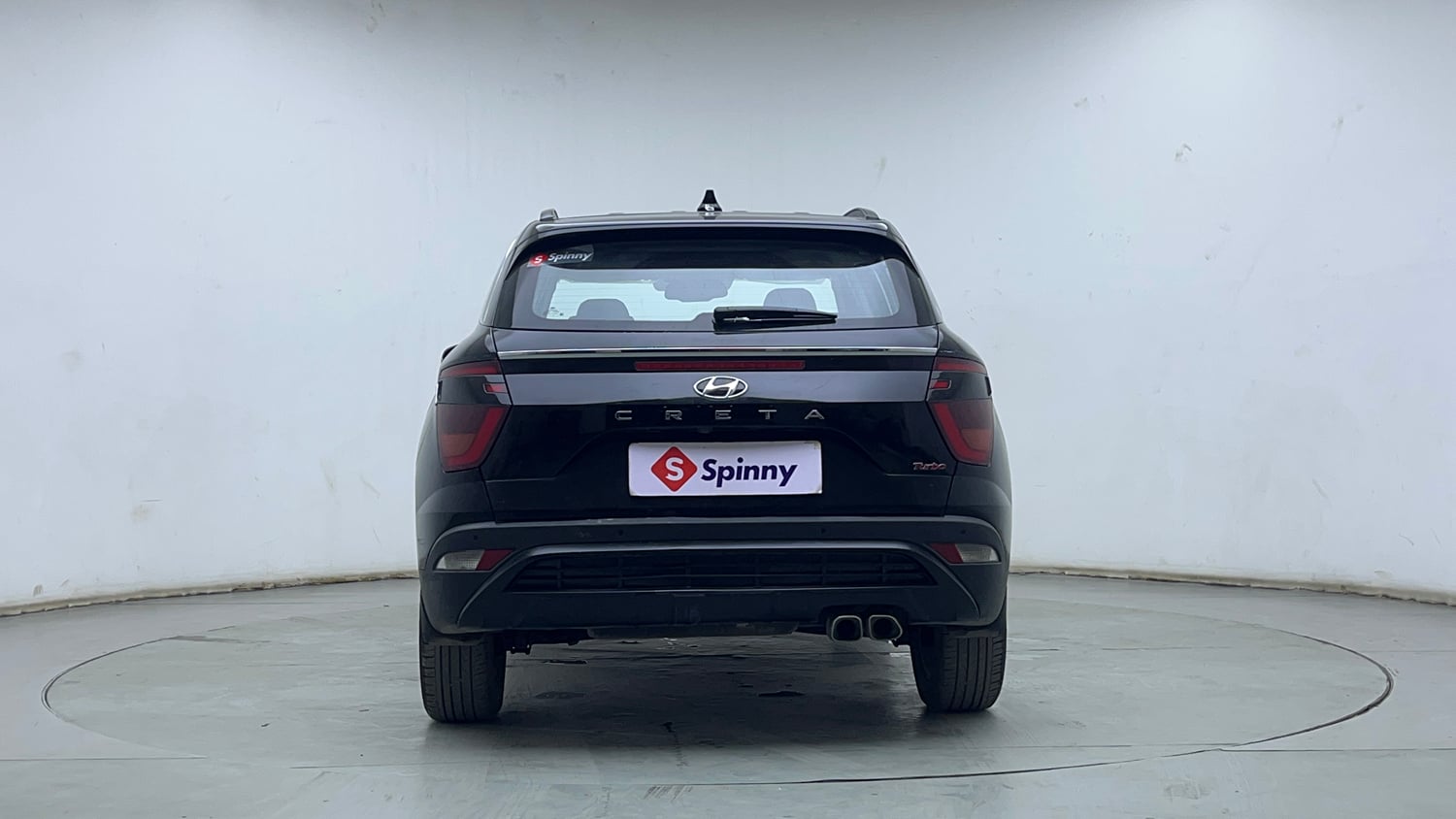 Used 2021 Hyundai Creta SX (O) 1.4 Turbo 7 DCT Petrol Automatic exterior BACK VIEW