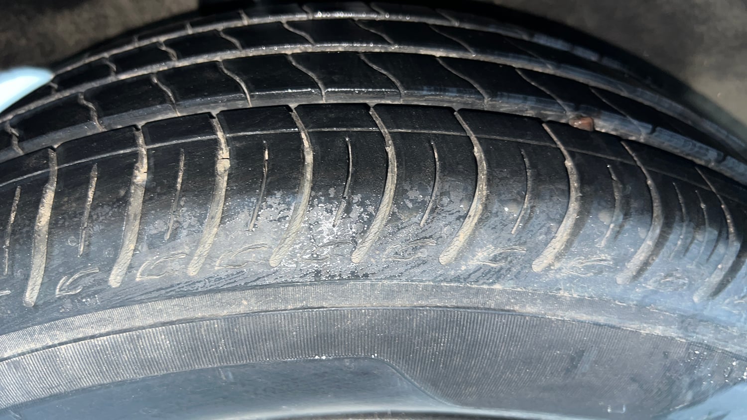 Used 2021 Maruti Suzuki Baleno Delta Petrol Manual tyres RIGHT REAR TYRE TREAD VIEW
