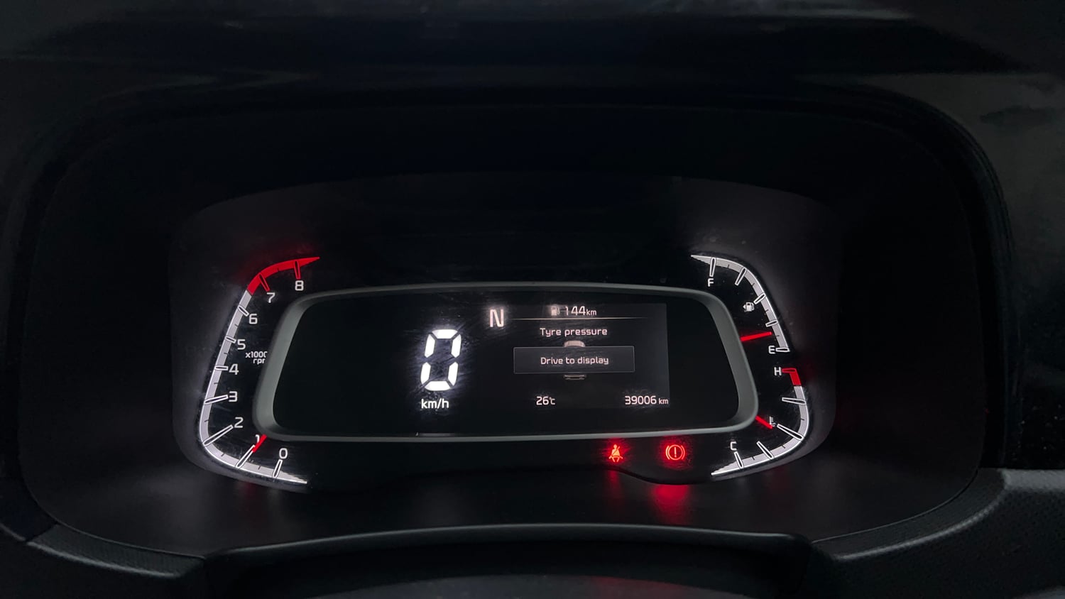 Used 2023 Kia Sonet HTX 1.0 iMT Petrol Manual interior CLUSTERMETER VIEW