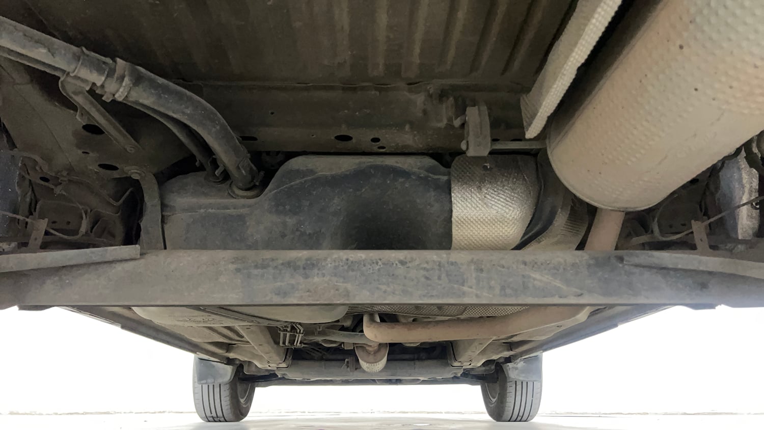 Used 2021 Ford EcoSport Titanium Plus 1.5L Ti-VCT AT Petrol Automatic extra REAR UNDERBODY VIEW (TAKEN FROM REAR)