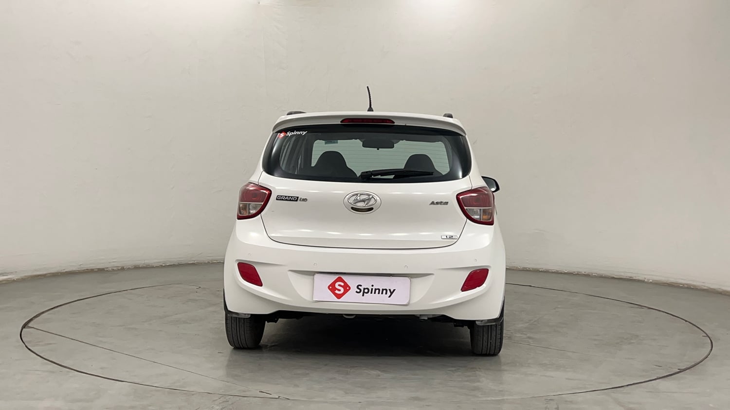 Used 2014 Hyundai Grand i10 Asta 1.2 Kappa VTVT (O) Petrol Manual exterior BACK VIEW