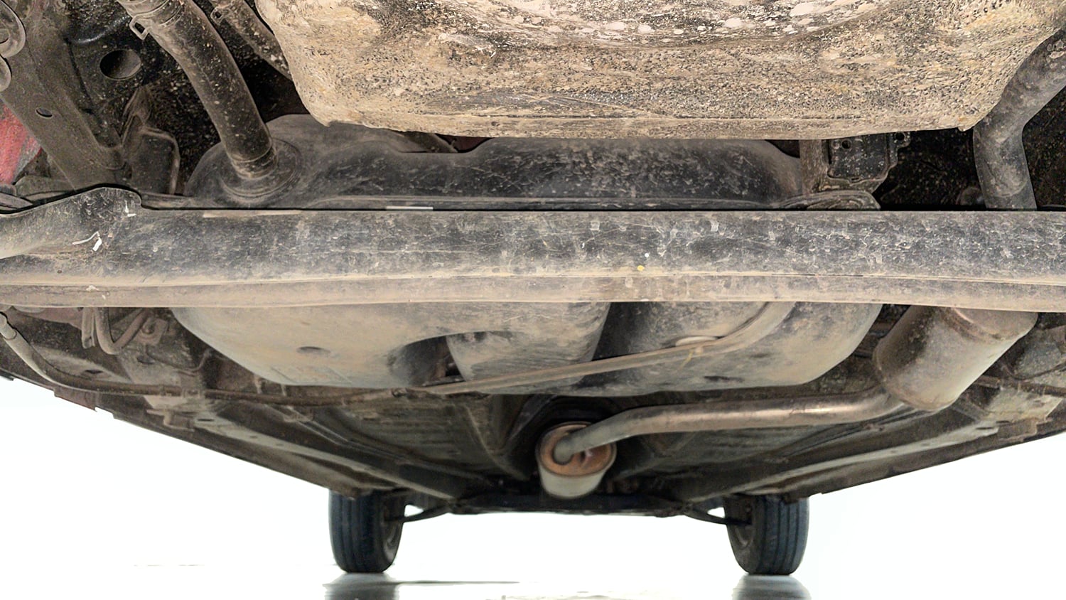 Used 2023 Maruti Suzuki S-Presso Vxi Plus Petrol Manual extra REAR UNDERBODY VIEW (TAKEN FROM REAR)