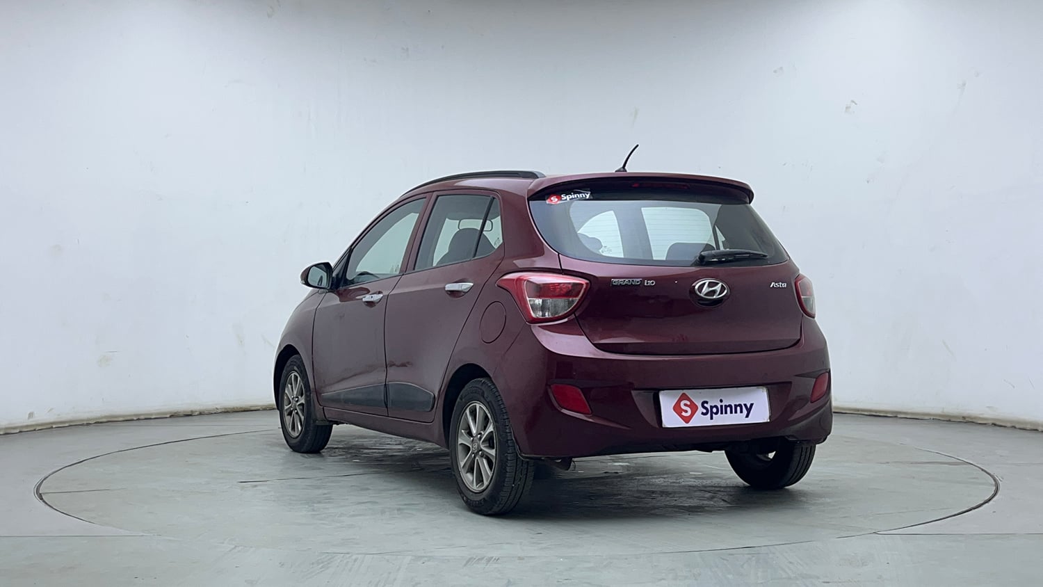 Used 2014 Hyundai Grand i10 Asta 1.2 Kappa VTVT Petrol Manual exterior LEFT REAR CORNER VIEW