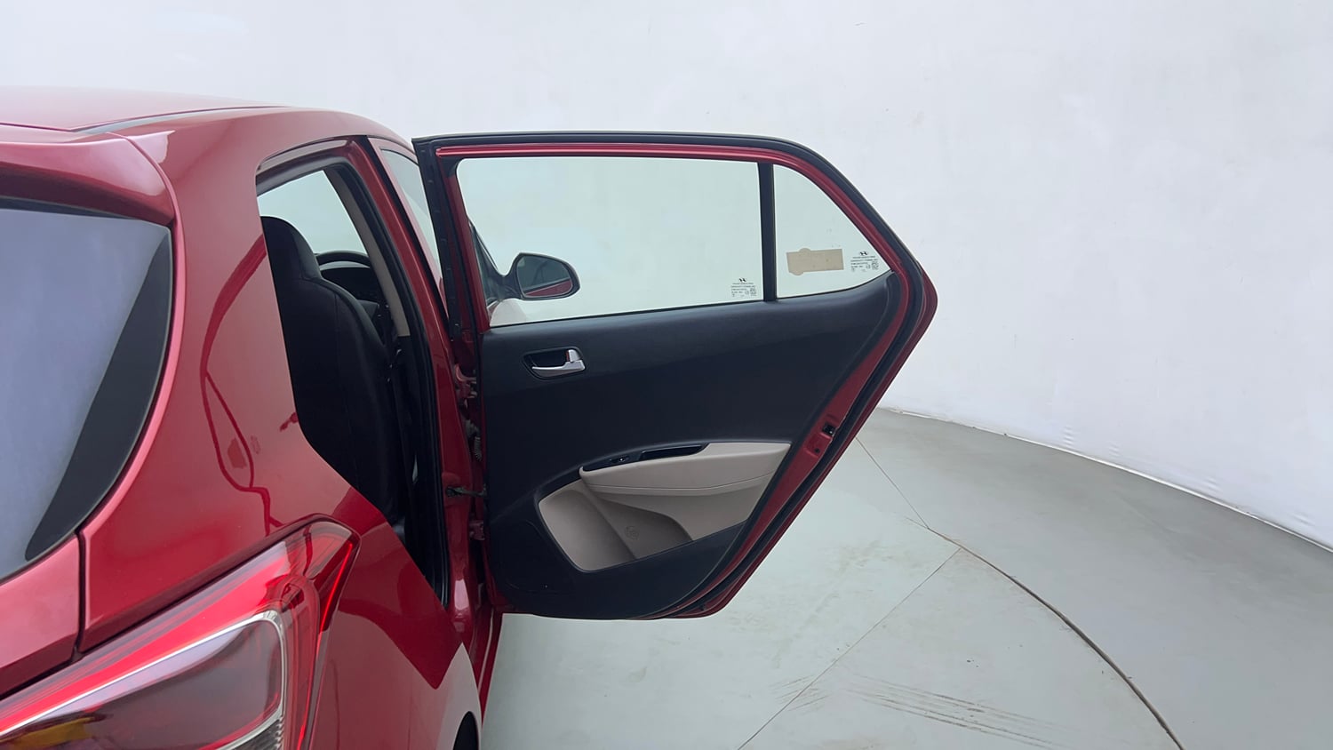 Used 2018 Hyundai Grand i10 Sportz 1.2 Kappa VTVT Petrol Manual interior RIGHT REAR DOOR OPEN VIEW