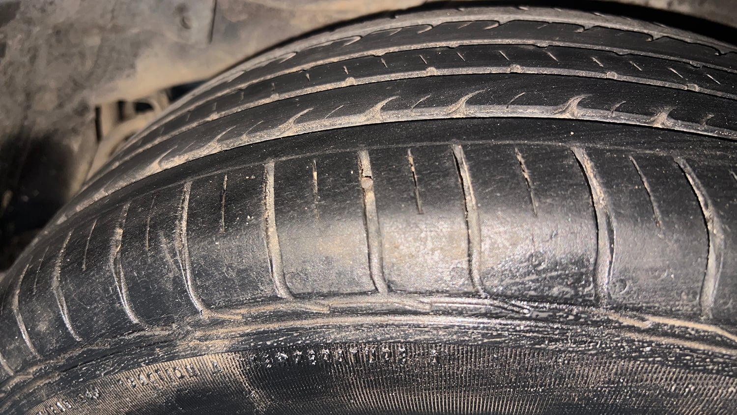 Used 2022 Honda WR-V VX MT Petrol Petrol Manual tyres LEFT REAR TYRE TREAD VIEW