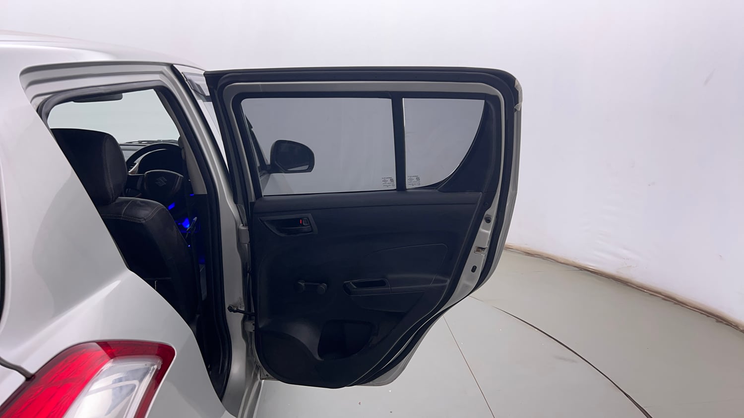 Used 2017 Maruti Suzuki Swift Lxi (O) Petrol Manual interior RIGHT REAR DOOR OPEN VIEW