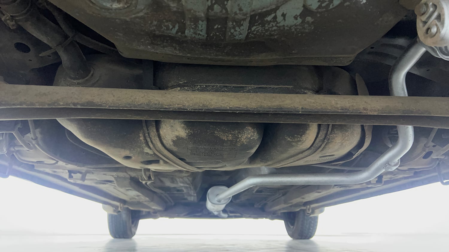 Used 2015 Maruti Suzuki Celerio VXi AMT Petrol Automatic extra REAR UNDERBODY VIEW (TAKEN FROM REAR)