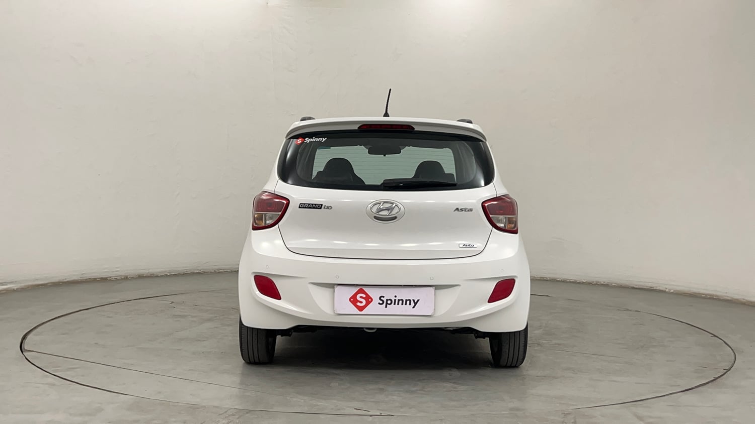 Used 2014 Hyundai Grand i10 Asta AT 1.2 Kappa VTVT Petrol Automatic exterior BACK VIEW