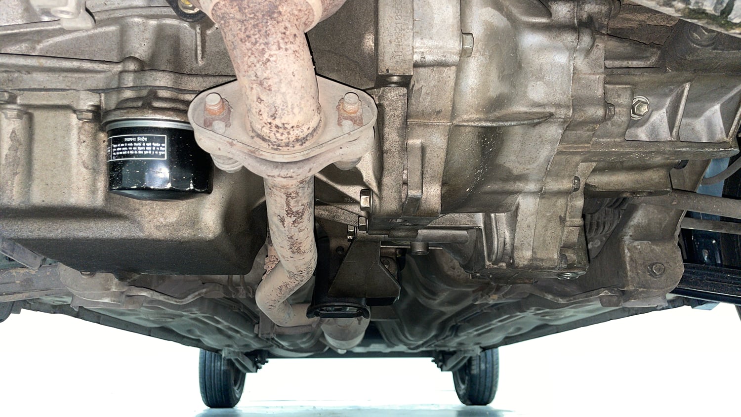 Used 2014 Maruti Suzuki Alto K10 VXi Petrol Manual extra FRONT LEFT UNDERBODY VIEW