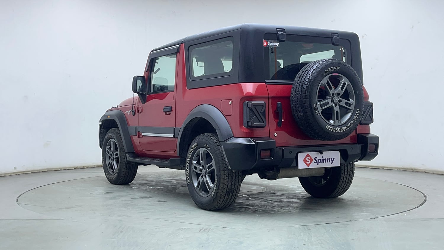 Used 2023 Mahindra Thar LX Hard Top Petrol MT 4WD Petrol Manual exterior LEFT REAR CORNER VIEW