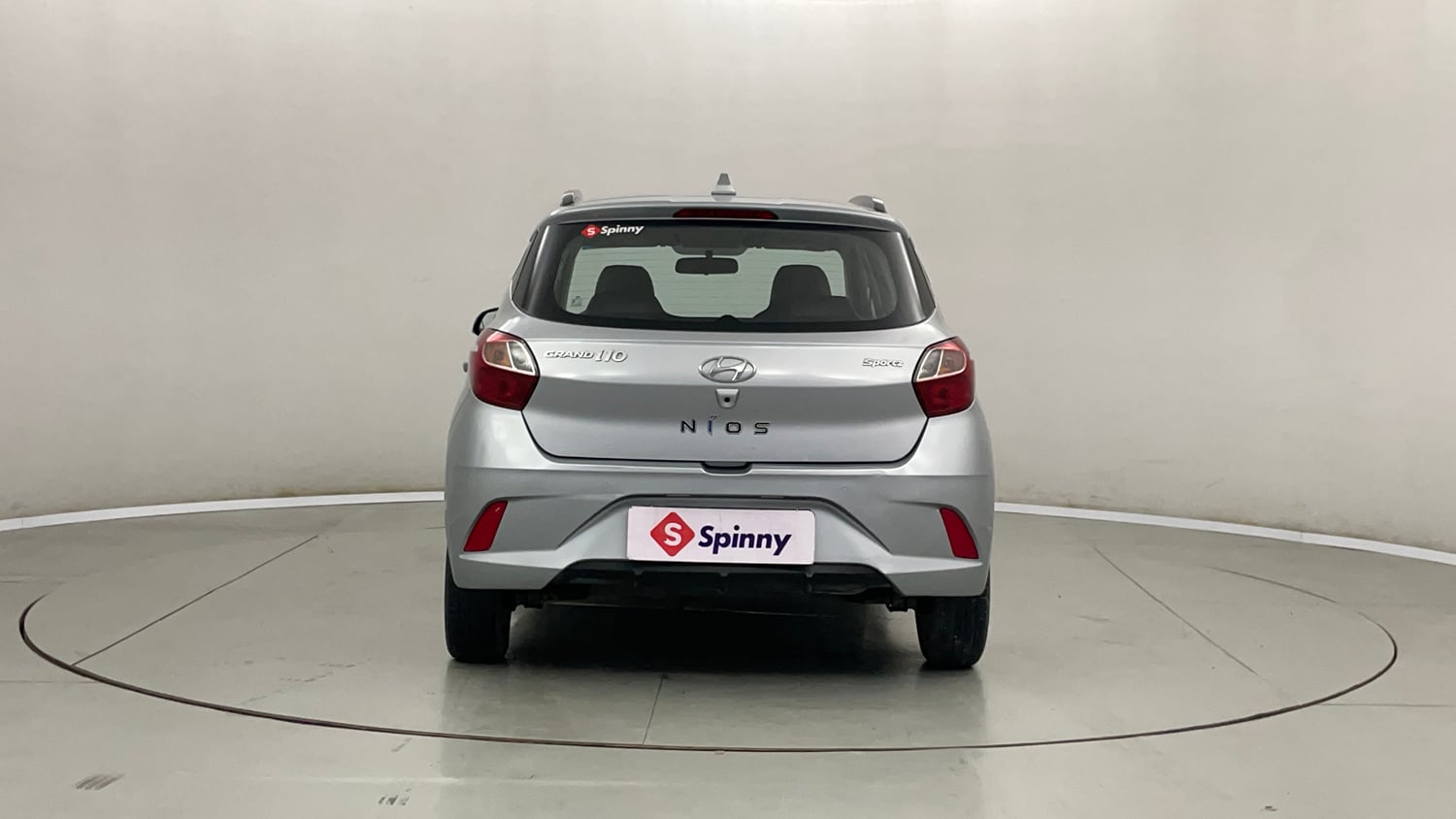 Used 2022 Hyundai Grand i10 Nios Sportz AMT 1.2 Kappa VTVT Petrol Automatic exterior BACK VIEW