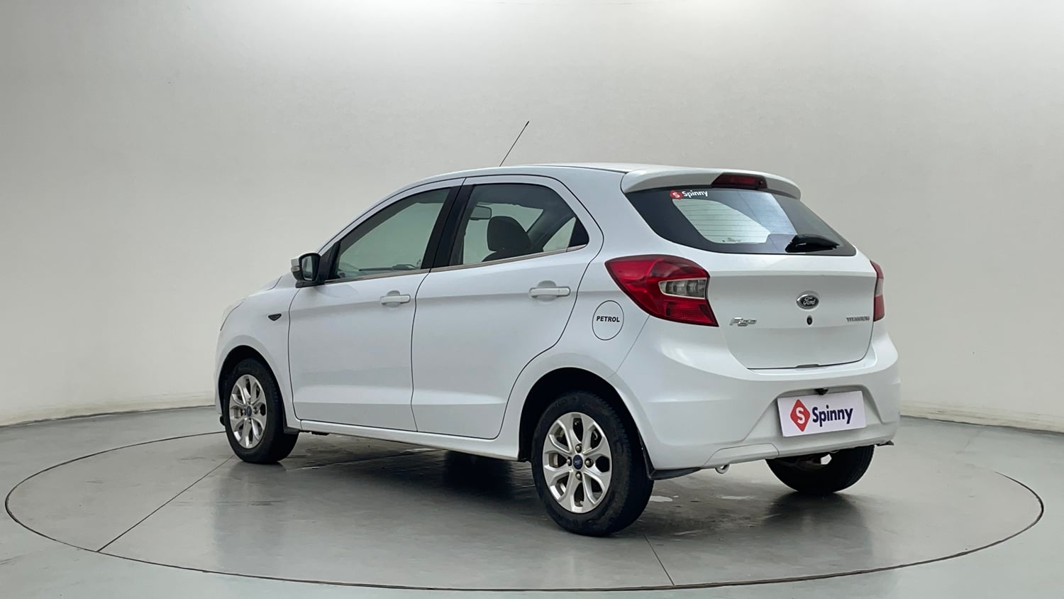 Used 2017 Ford Figo Titanium 1.5 Ti-VCT AT Petrol Automatic exterior LEFT REAR CORNER VIEW