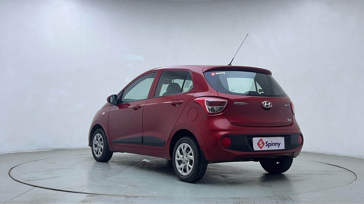 Used 2018 Hyundai Grand i10 Sportz 1.2 Kappa VTVT Petrol Manual exterior LEFT REAR CORNER VIEW
