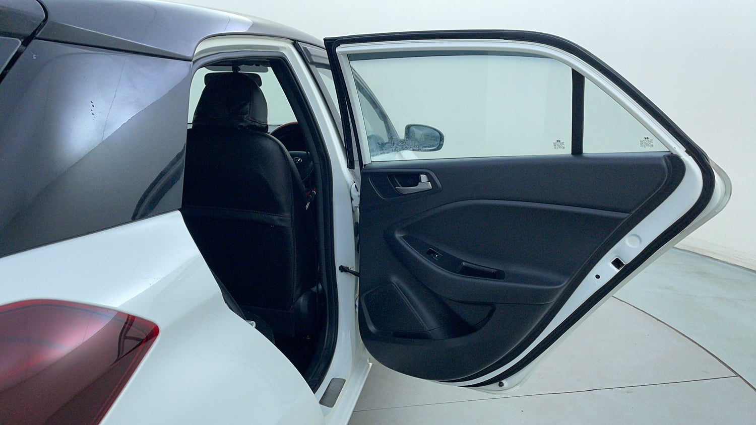 Used 2019 Hyundai Elite i20 Asta 1.2 Dual Tone Petrol Manual interior RIGHT REAR DOOR OPEN VIEW
