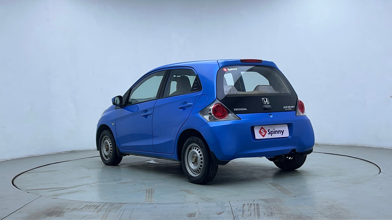 Used 2014 Honda Brio EX MT Petrol Manual exterior LEFT REAR CORNER VIEW