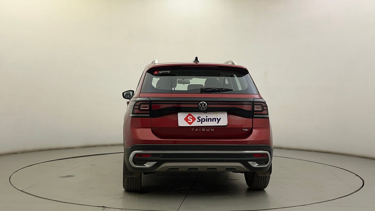 Used 2022 Volkswagen Taigun Highline 1.0 TSI AT Petrol Automatic exterior BACK VIEW