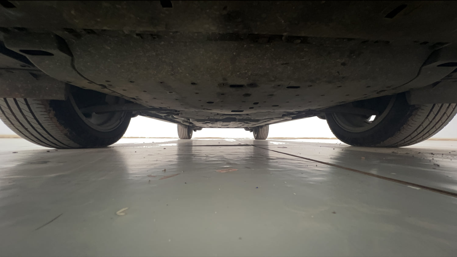 Used 2025 Honda Elevate Black Edition ZX MT Petrol Manual extra FRONT LEFT UNDERBODY VIEW