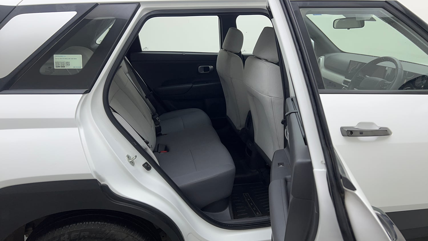 Used 2026 Hyundai Venue 1.0 Turbo Petrol DCT HX6 Petrol Automatic interior RIGHT SIDE REAR DOOR CABIN VIEW