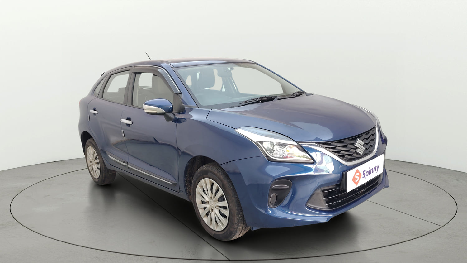 Used 2019 Maruti Suzuki Baleno Delta Petrol Manual exterior RIGHT FRONT CORNER VIEW