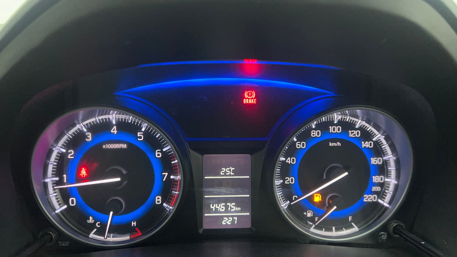 Used 2019 Maruti Suzuki Baleno Delta Petrol Manual interior CLUSTERMETER VIEW