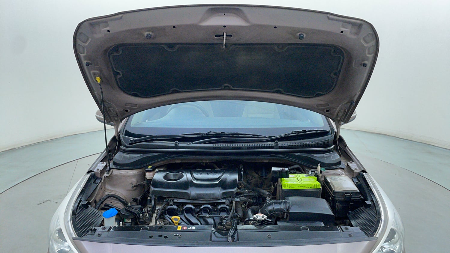 Used 2019 Hyundai Verna SX (O)1.6 VTVT Petrol Manual engine ENGINE & BONNET OPEN FRONT VIEW