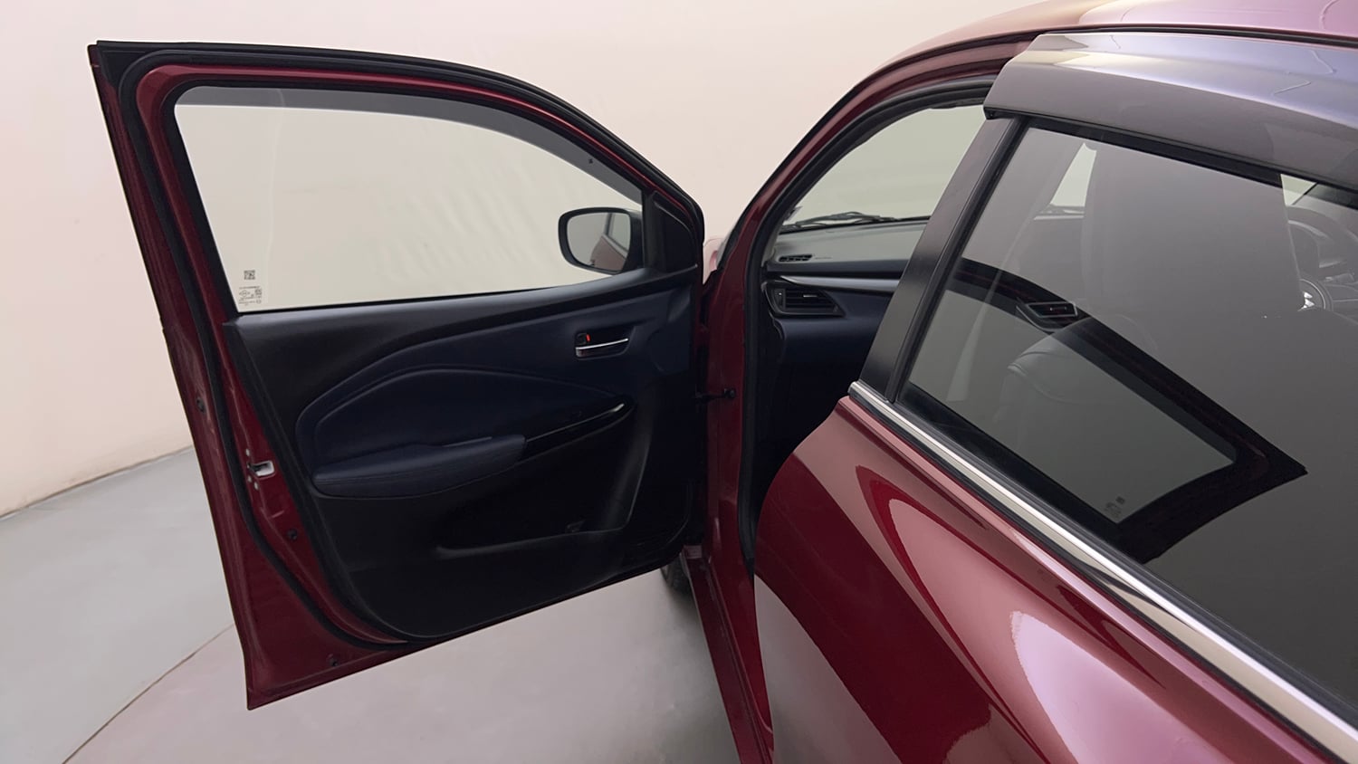 Used 2024 Maruti Suzuki Baleno Zeta AGS Petrol Automatic interior LEFT FRONT DOOR OPEN VIEW