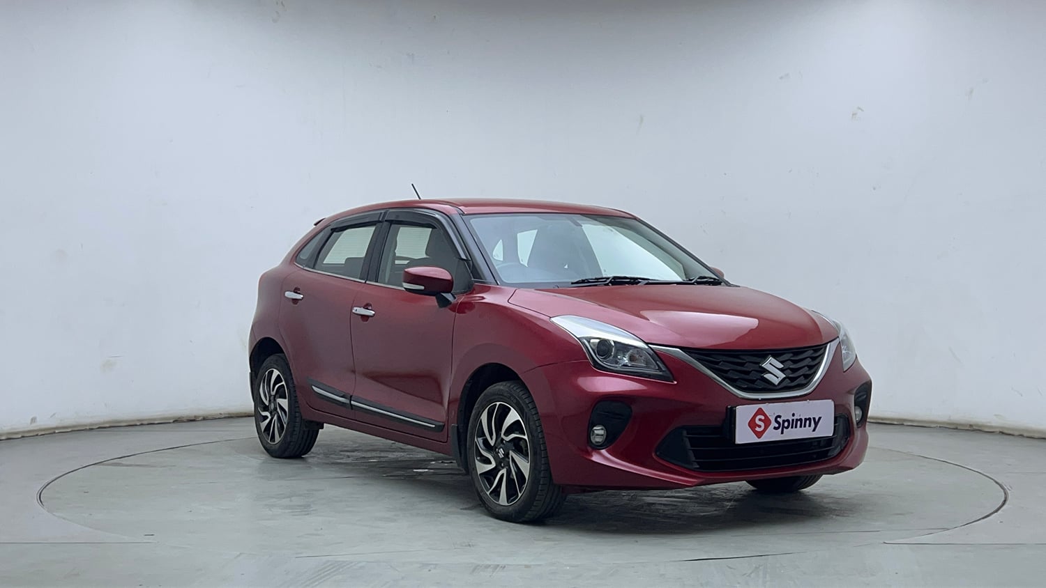 Used 2021 Maruti Suzuki Baleno Zeta Petrol Manual exterior RIGHT FRONT CORNER VIEW