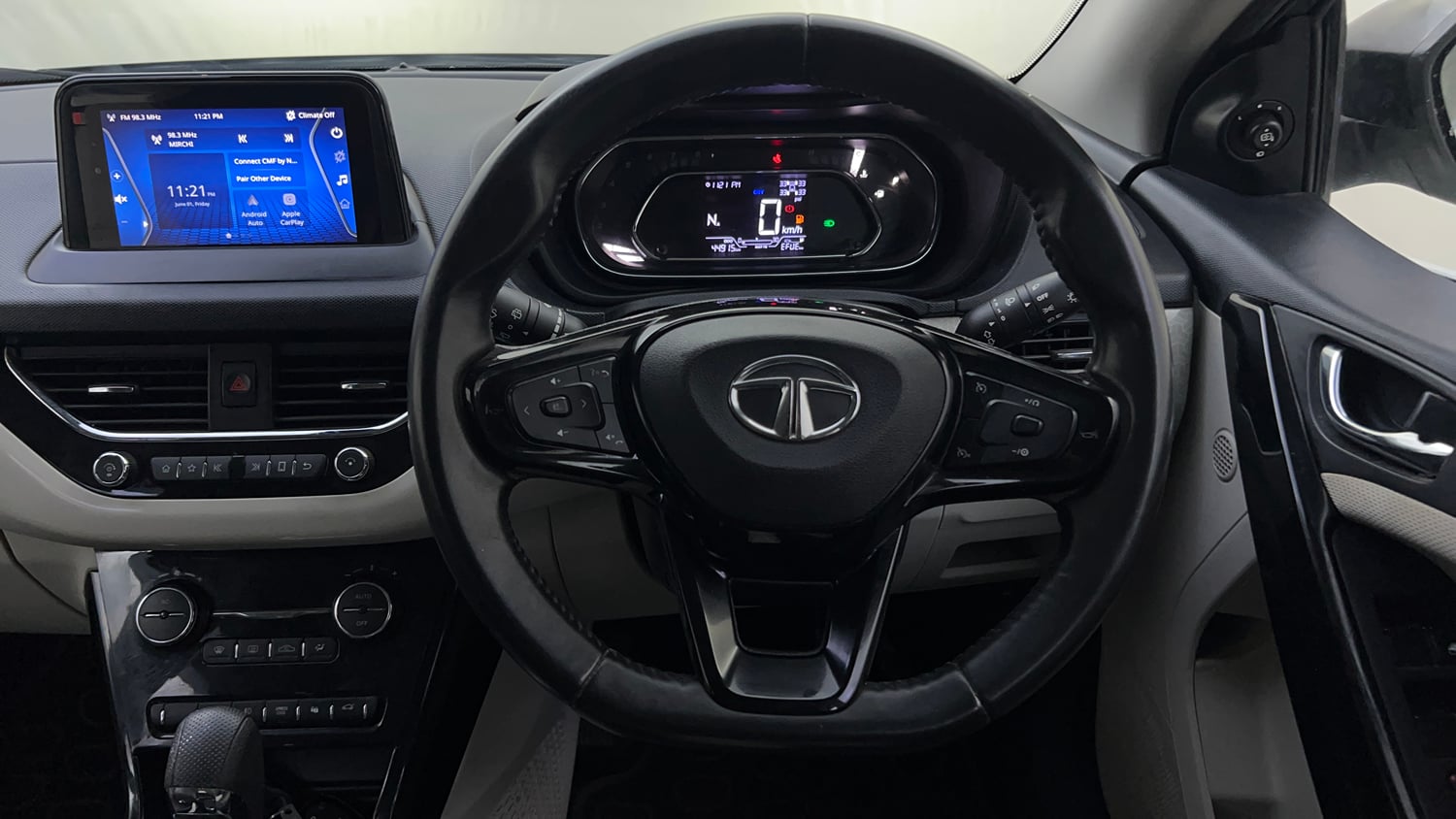 Used 2020 Tata Nexon XZA Plus (O) Dual Tone Petrol Automatic interior STEERING VIEW