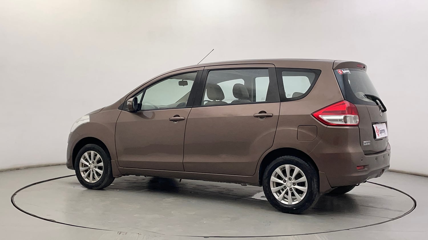 Used 2013 Maruti Suzuki Ertiga ZXi Petrol Manual exterior LEFT REAR CORNER VIEW