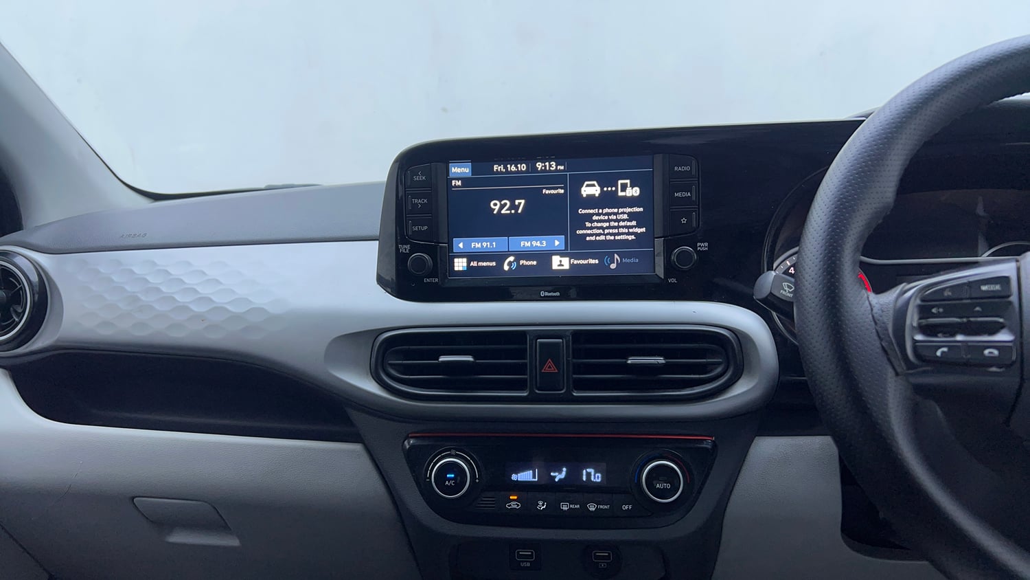 Used 2020 Hyundai Grand i10 Nios Sportz 1.2 Kappa VTVT Petrol Manual interior MUSIC SYSTEM & AC CONTROL VIEW