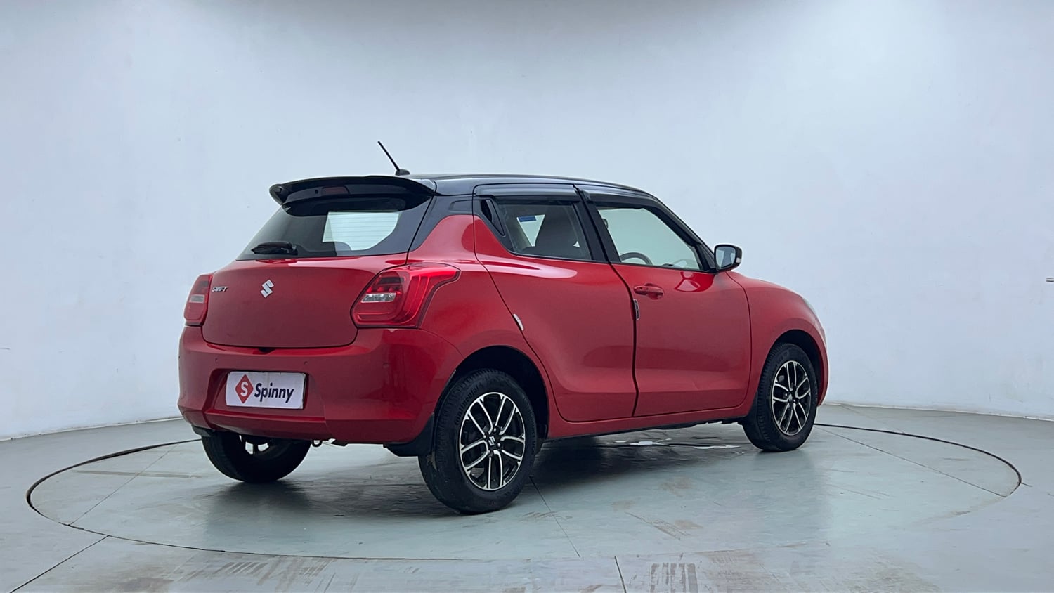 Used 2023 Maruti Suzuki Swift ZXi Plus AMT Dual Tone Petrol Automatic exterior RIGHT REAR CORNER VIEW