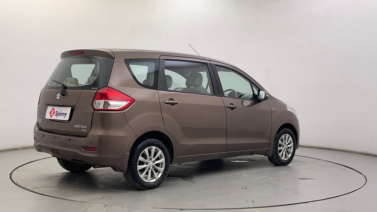 Used 2013 Maruti Suzuki Ertiga ZXi Petrol Manual exterior RIGHT REAR CORNER VIEW