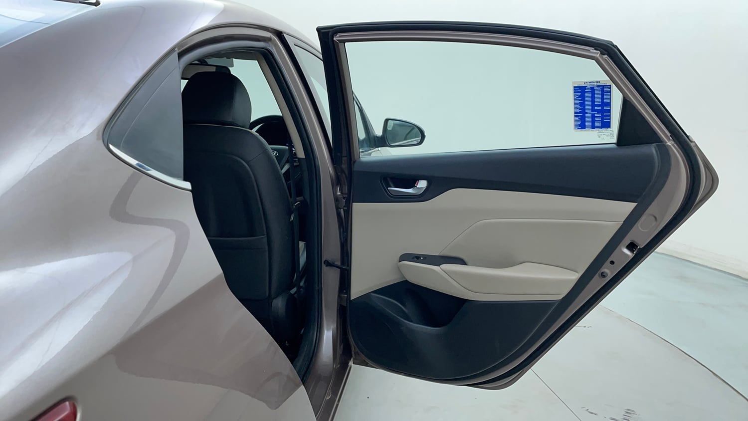Used 2019 Hyundai Verna SX (O)1.6 VTVT Petrol Manual interior RIGHT REAR DOOR OPEN VIEW