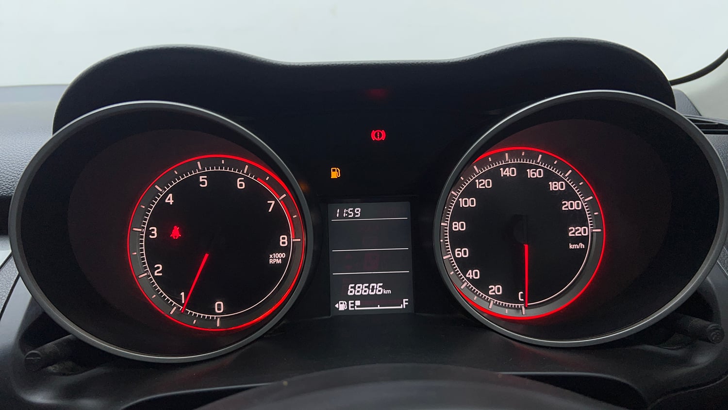 Used 2018 Maruti Suzuki Swift VXi Petrol Manual interior CLUSTERMETER VIEW