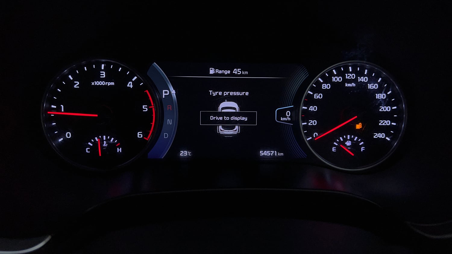 Used 2021 Kia Seltos GTX Plus AT 1.5 Diesel Diesel Automatic interior CLUSTERMETER VIEW