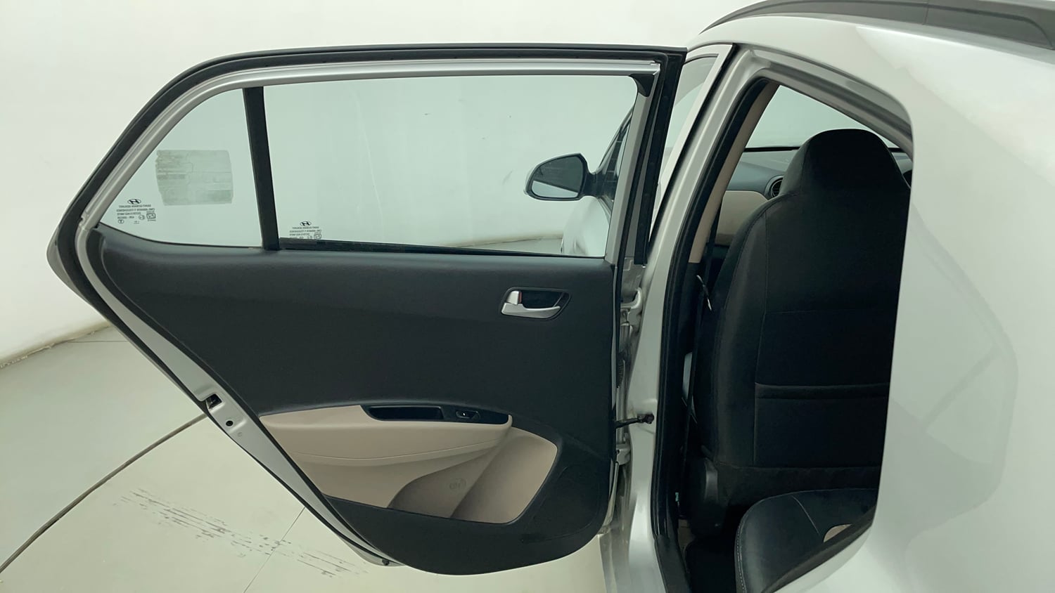 Used 2018 Hyundai Grand i10 Sportz AT 1.2 Kappa VTVT Petrol Automatic interior LEFT REAR DOOR OPEN VIEW