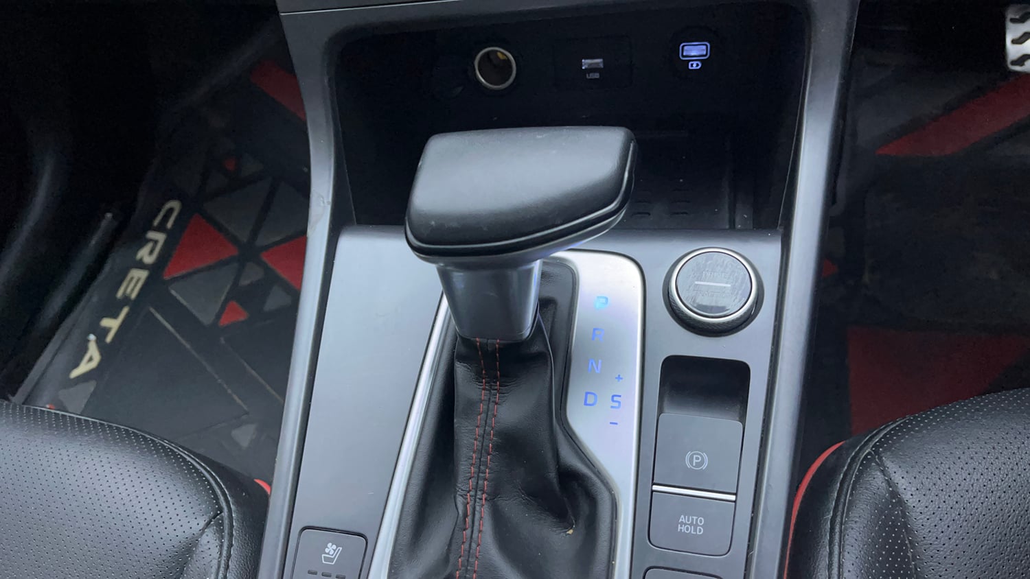 Used 2021 Hyundai Creta SX (O) 1.4 Turbo 7 DCT Petrol Automatic interior GEAR  KNOB VIEW