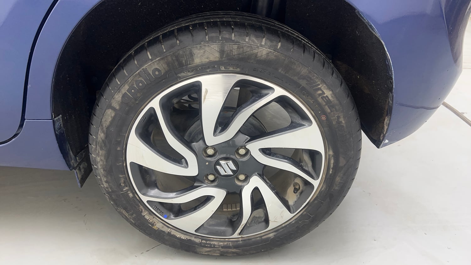 Used 2021 Maruti Suzuki Baleno Zeta Petrol Manual tyres LEFT REAR TYRE RIM VIEW