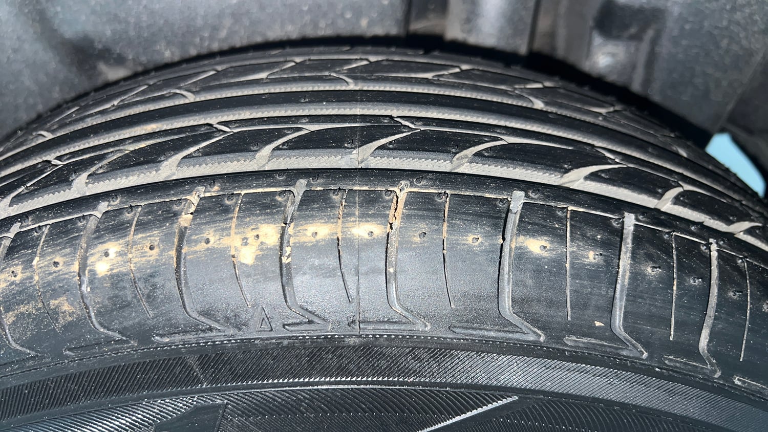 Used 2017 Maruti Suzuki Swift Dzire VXI Petrol Manual tyres LEFT REAR TYRE TREAD VIEW