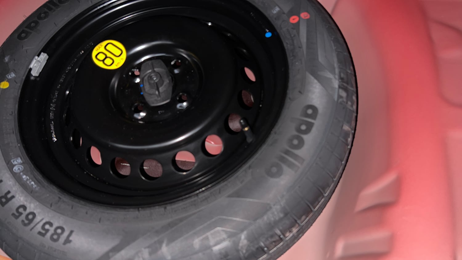 Used 2024 Maruti Suzuki Baleno Zeta AGS Petrol Automatic tyres SPARE TYRE VIEW
