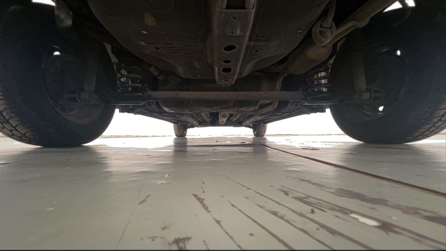 Used 2016 Maruti Suzuki Swift Dzire VXI Petrol Manual extra REAR UNDERBODY VIEW (TAKEN FROM REAR)