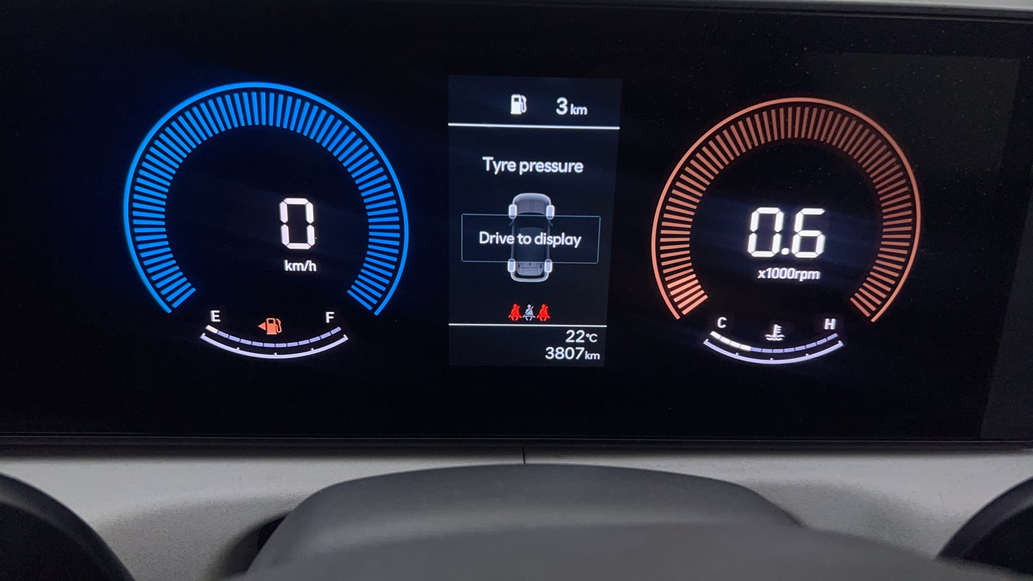 Used 2026 Hyundai Venue 1.2 Kappa Petrol MT HX 5+ Petrol Manual interior CLUSTERMETER VIEW