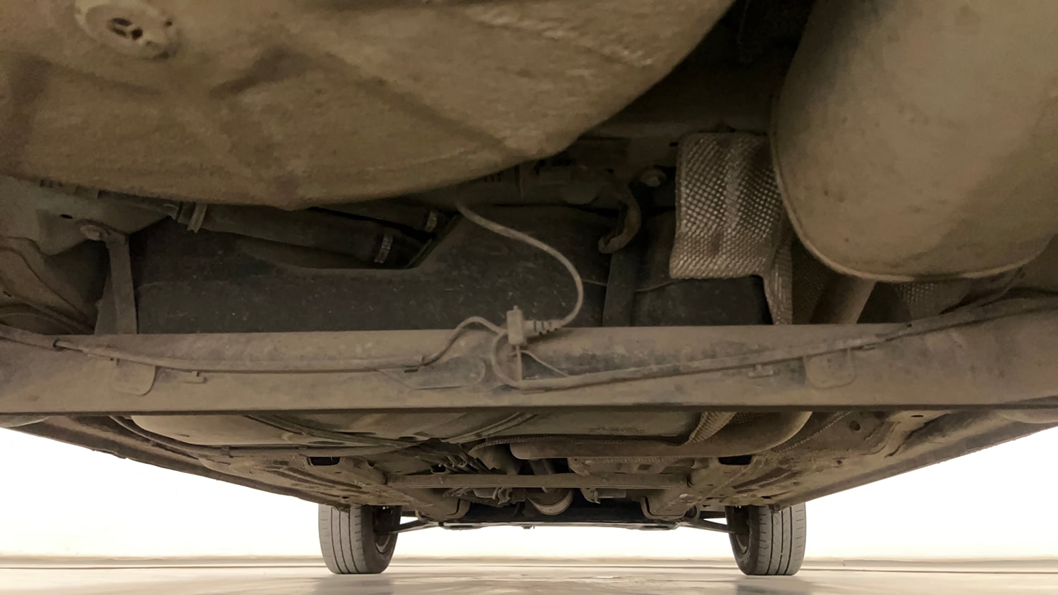 Used 2014 Ford Figo Duratec Petrol Titanium 1.2 Petrol Manual extra REAR UNDERBODY VIEW (TAKEN FROM REAR)