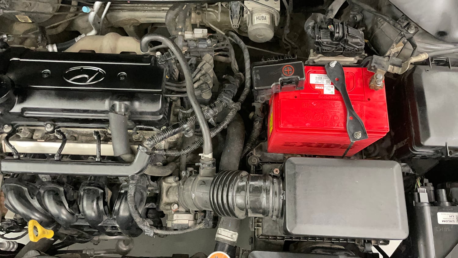 Used 2017 Hyundai Elite i20 Sportz 1.2 Petrol Manual engine ENGINE LEFT SIDE VIEW