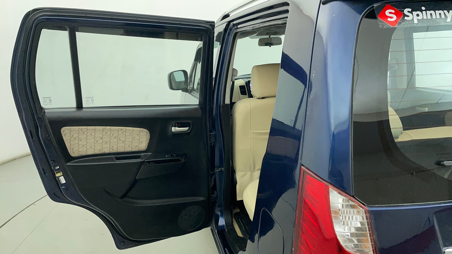 Used 2019 Maruti Suzuki Wagon R VXI Petrol Manual interior LEFT REAR DOOR OPEN VIEW